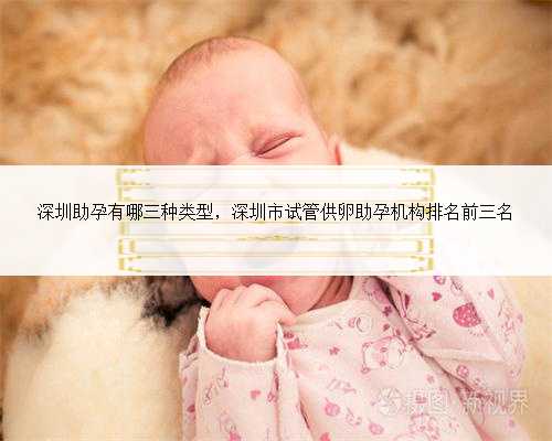 深圳助孕有哪三种类型，深圳市试管供卵助孕机构排名前三名