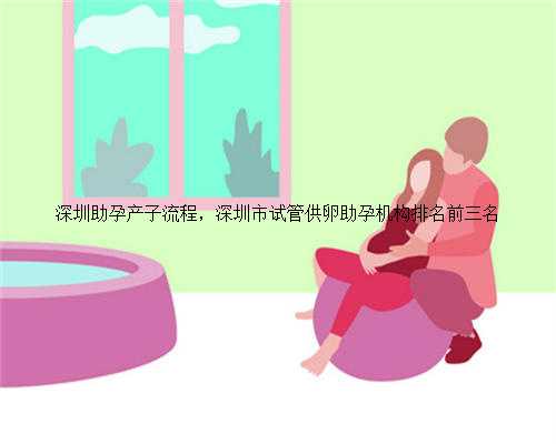 深圳助孕产子流程，深圳市试管供卵助孕机构排名前三名